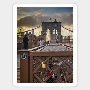 Brooklyn Bridge Manhattan New York City Sticker